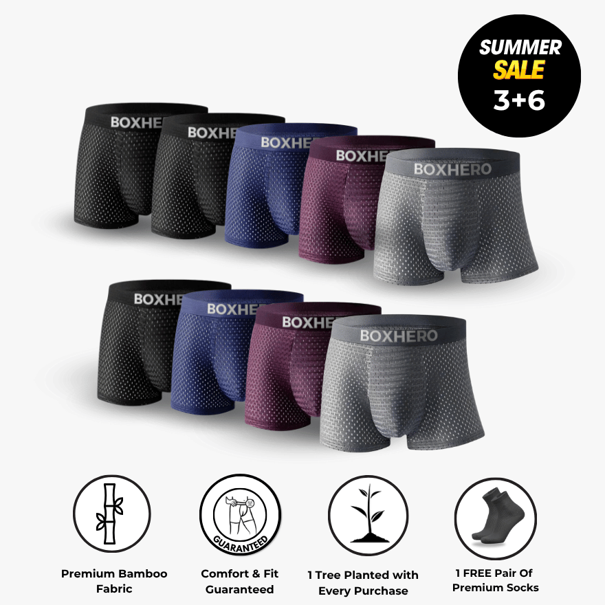 Boxers Reinvented: Sustainable Comfort That Moves With You.