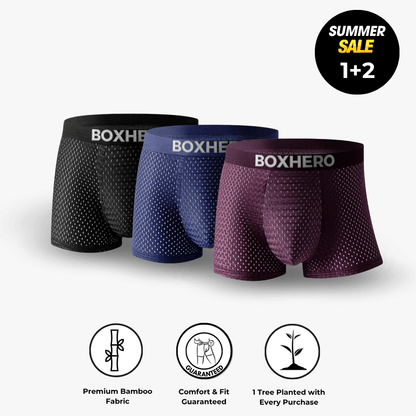 Boxers Reinvented: Sustainable Comfort That Moves With You.