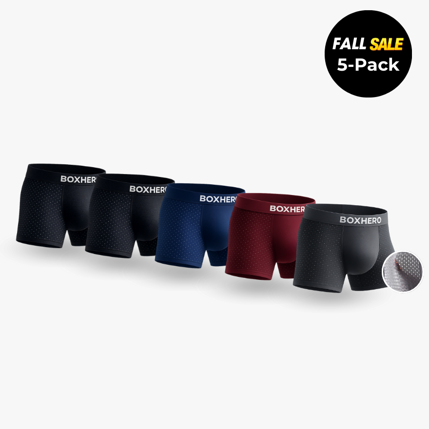 Boxers Reinvented: Sustainable Comfort That Moves With You 5-PACK